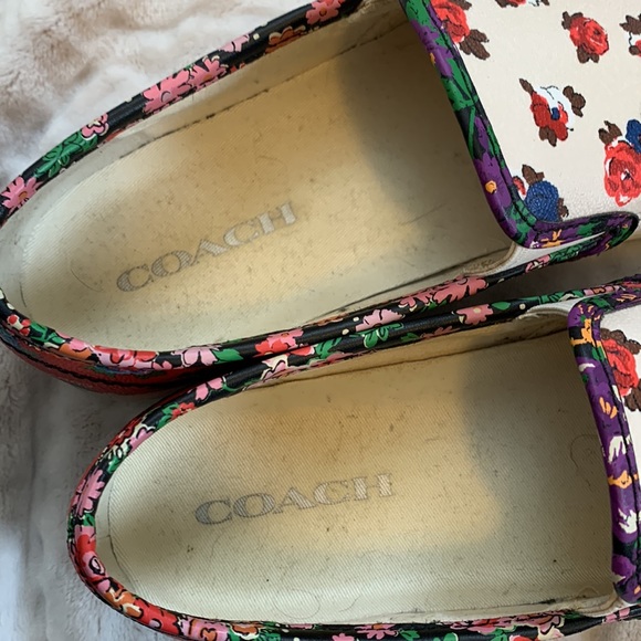 COACH Parkside Tea Rose Floral Slip-On Size 9 - Picture 10 of 12